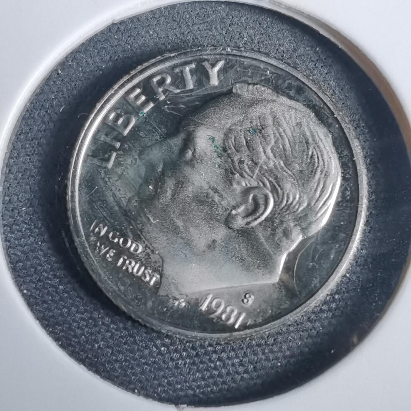 沼泽如烟--第953场 美国1981年10分精制币