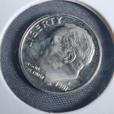 沼泽如烟--第953场 - 美国1981年10分精制币