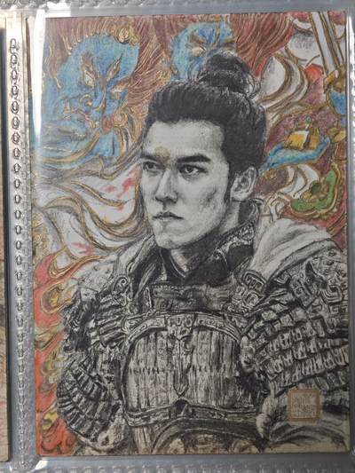 玩卡战线手绘+国潮卡大甩拍第47期（周四晚10点半截拍）请寄存过多的卡友准许发货哇！ - 【手绘卡】史墨封神人物殷郊手绘卡