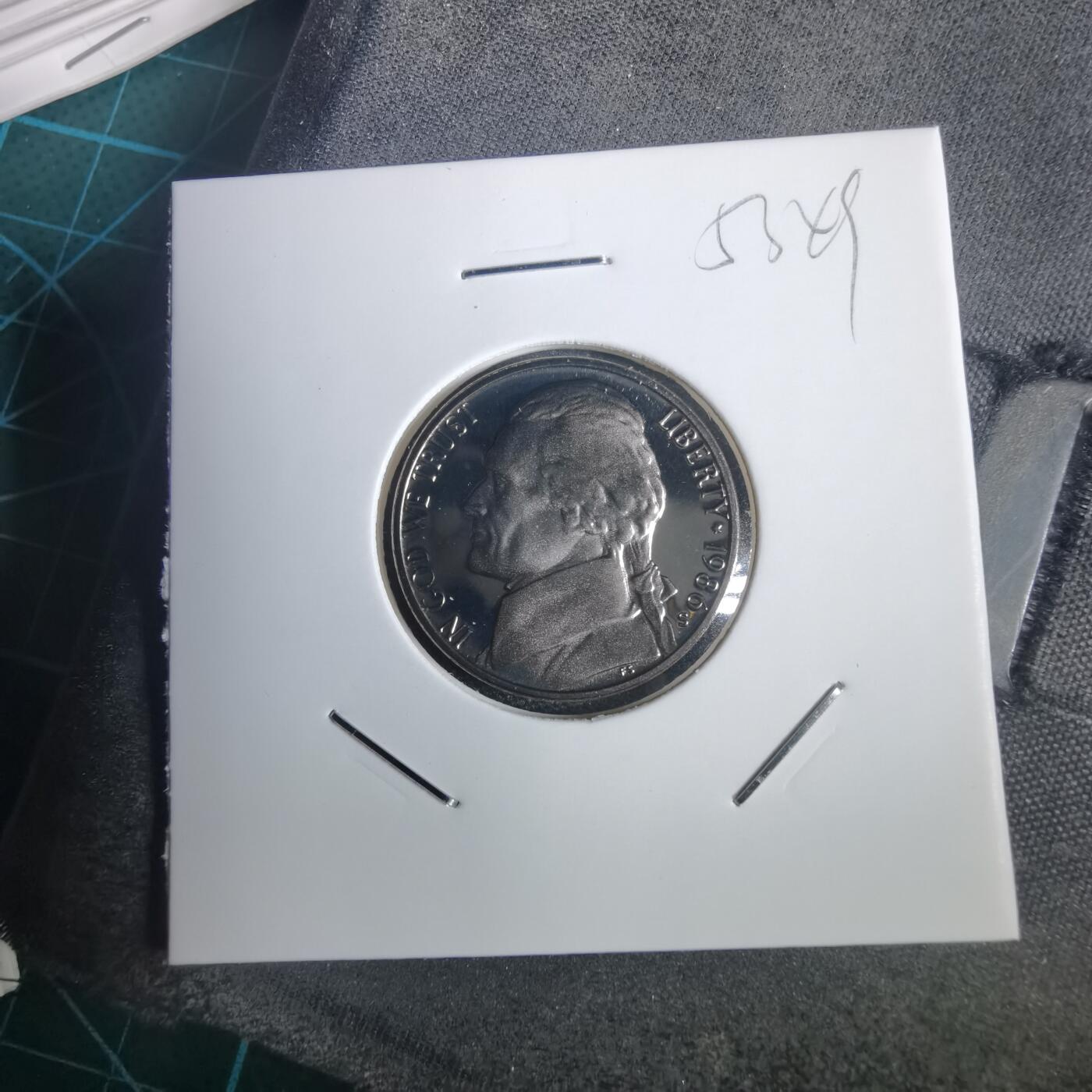 沼泽如烟--第953场 美国1986年5分精制币