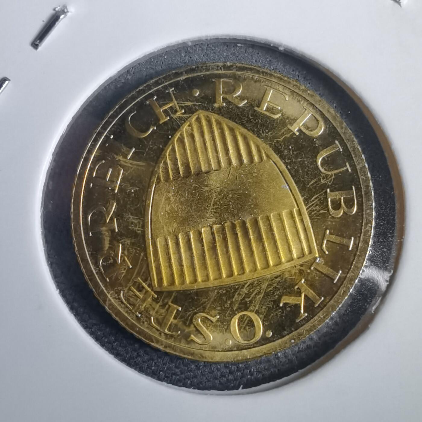 沼泽如烟--第953场 奥地利1966年50格罗申精制币