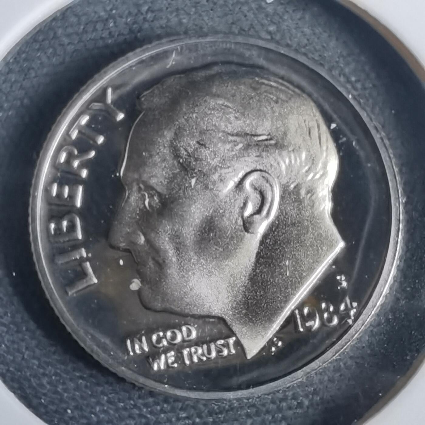 沼泽如烟--第953场 美国1984年10分精制币