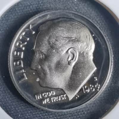 沼泽如烟--第953场 - 美国1984年10分精制币