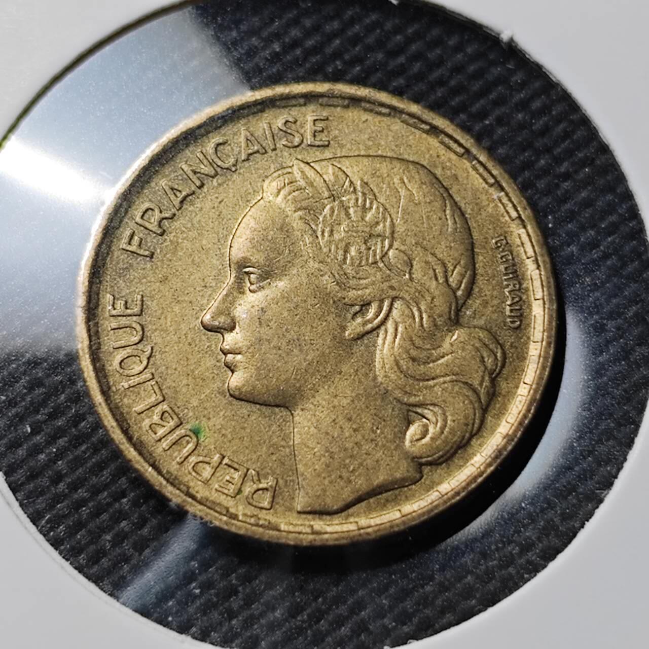 KK钱币收藏小铺  第385期  2月预留时间 周末发货  法国10法郎铜币