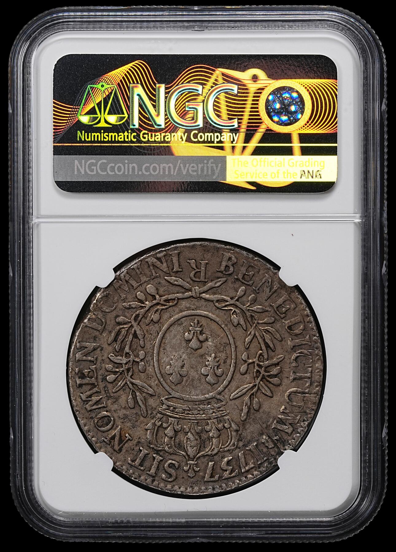 修遠堂世界钱币第一百期 NGC VF35 1737年法国埃居大银币 R厂铭