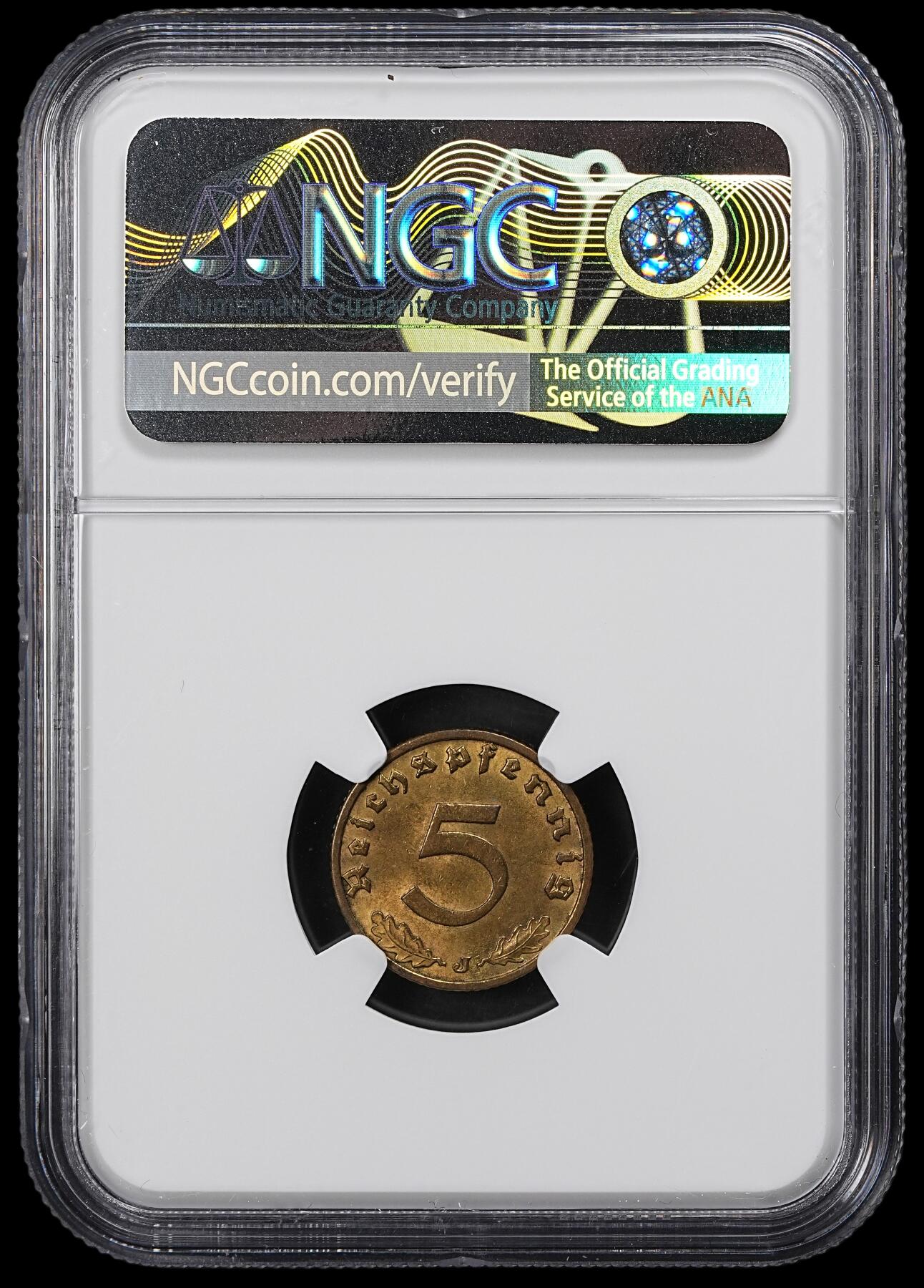 修遠堂世界钱币第一百期 NGC评级 德国近代硬币6枚