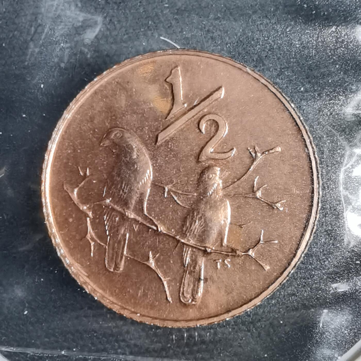 沼泽如烟--第953场 南非1971年半分精制币