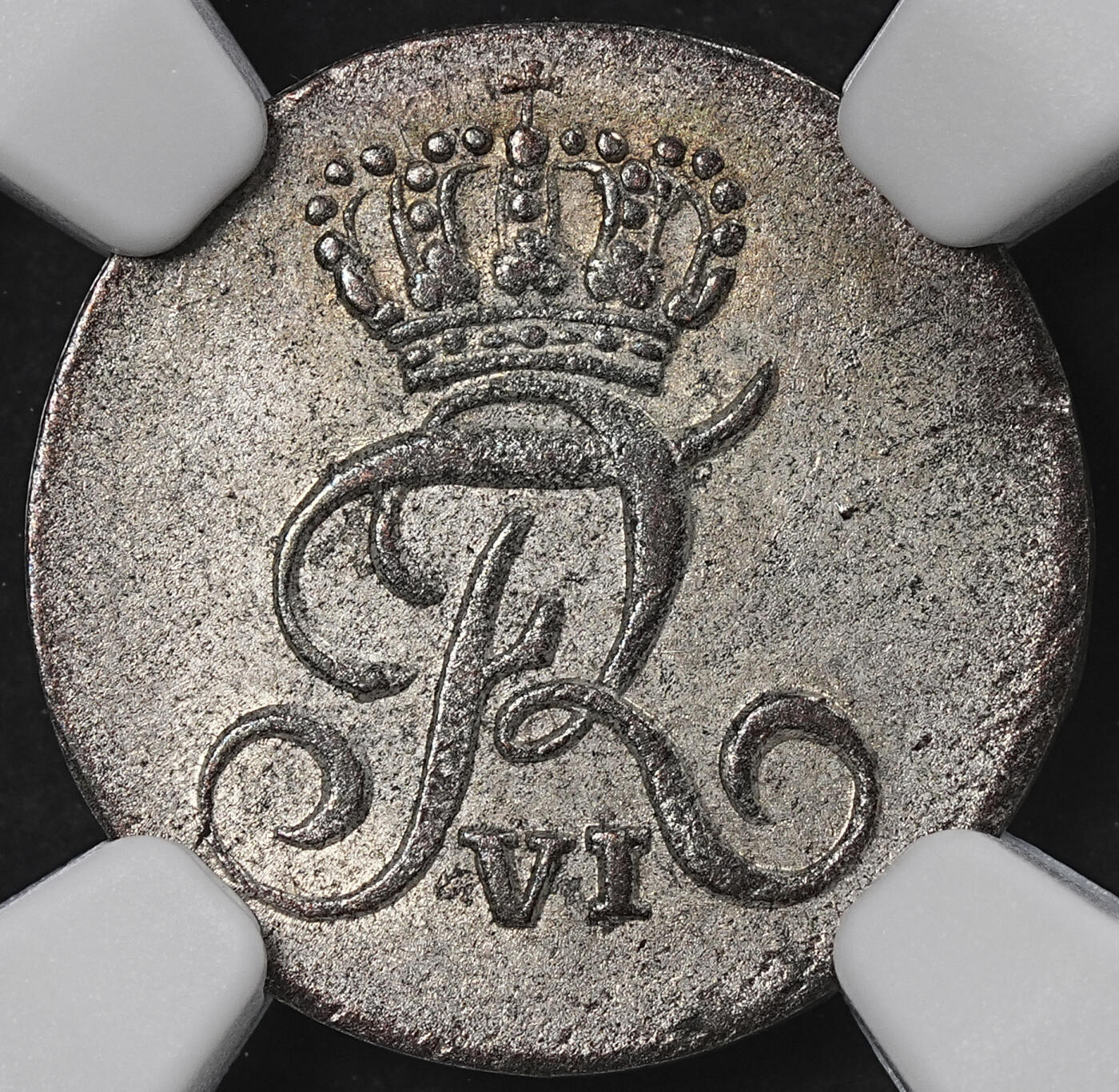 修遠堂世界钱币第一百期 NGC AU58 1809年丹麦1 SKILLING