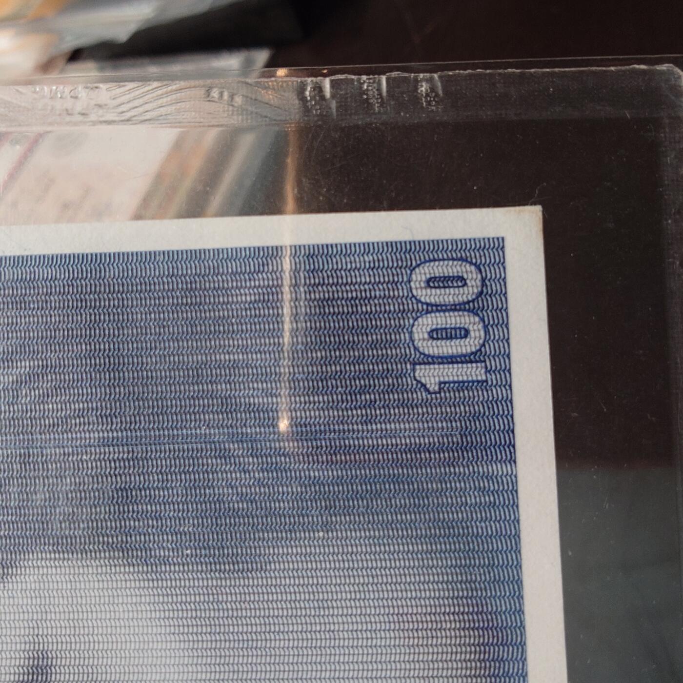 【新年六拍】世界钱币～微拍第227期暨2026年第6期  美/港等硬通评级币剩余尾货 1981年瑞士100法郎 PMG66E 如图左下角有一处微黄