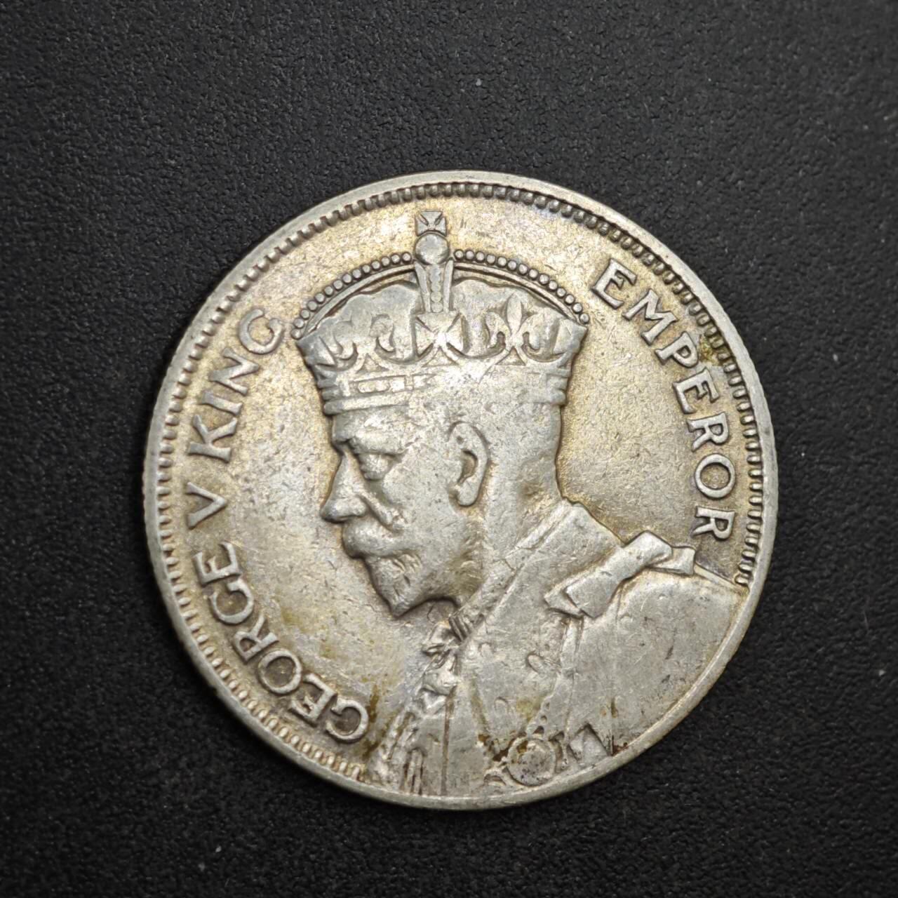 【淘币小摊】限时拍第八百四十拍  散币银币场  满百包邮可预留两周  周一统一发货  斐济1934年乔治五世一先令银币参考银价48