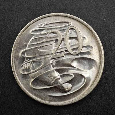 【淘币小摊】限时拍第八百四十拍  散币银币场  满百包邮可预留两周  周一统一发货  - 澳大利亚1972年20分