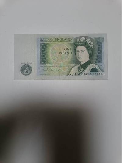 【20260106】非全新纸币和硬币第321场 - 英国D序列1镑