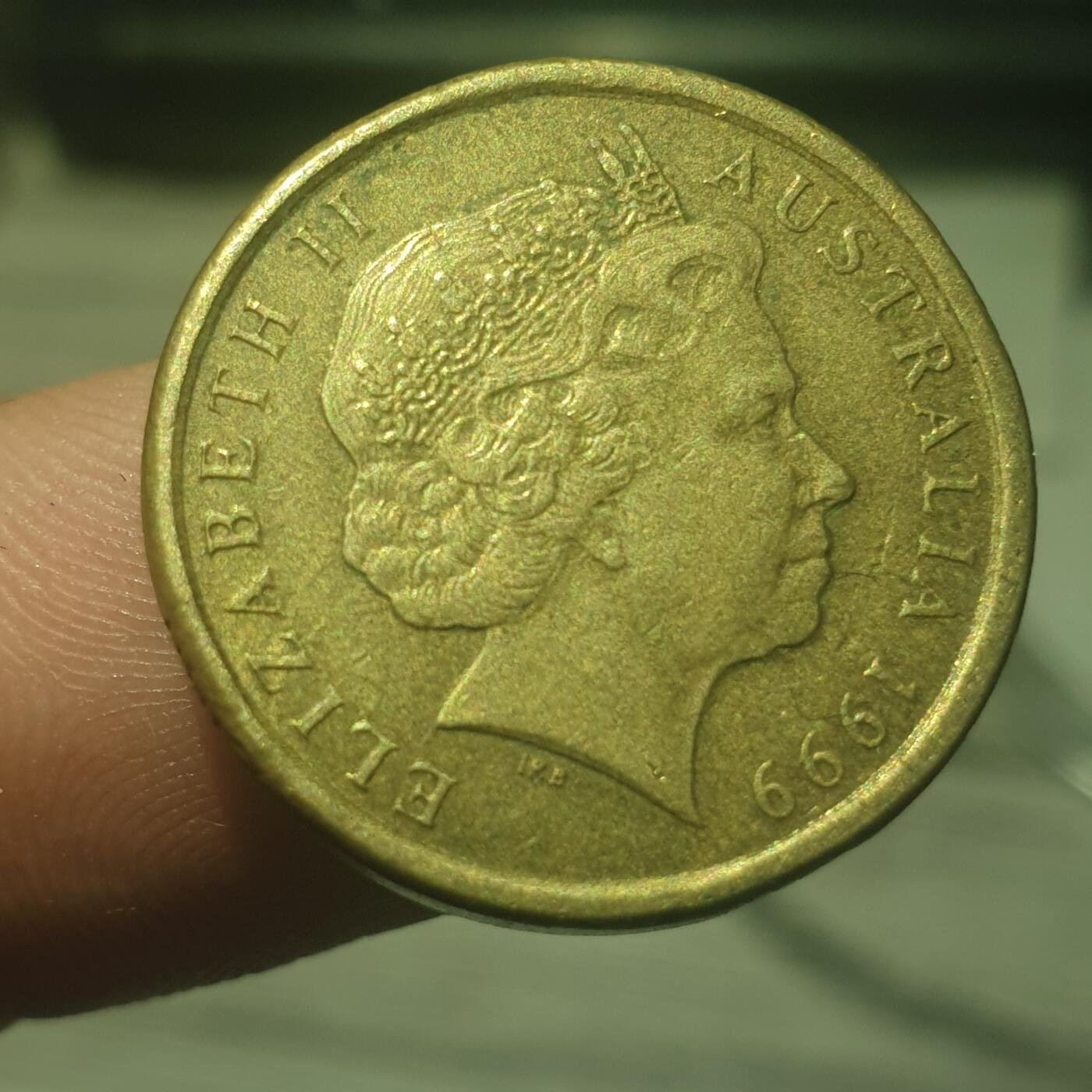 时间错勿拍勿拍 澳大利亚1999年2元