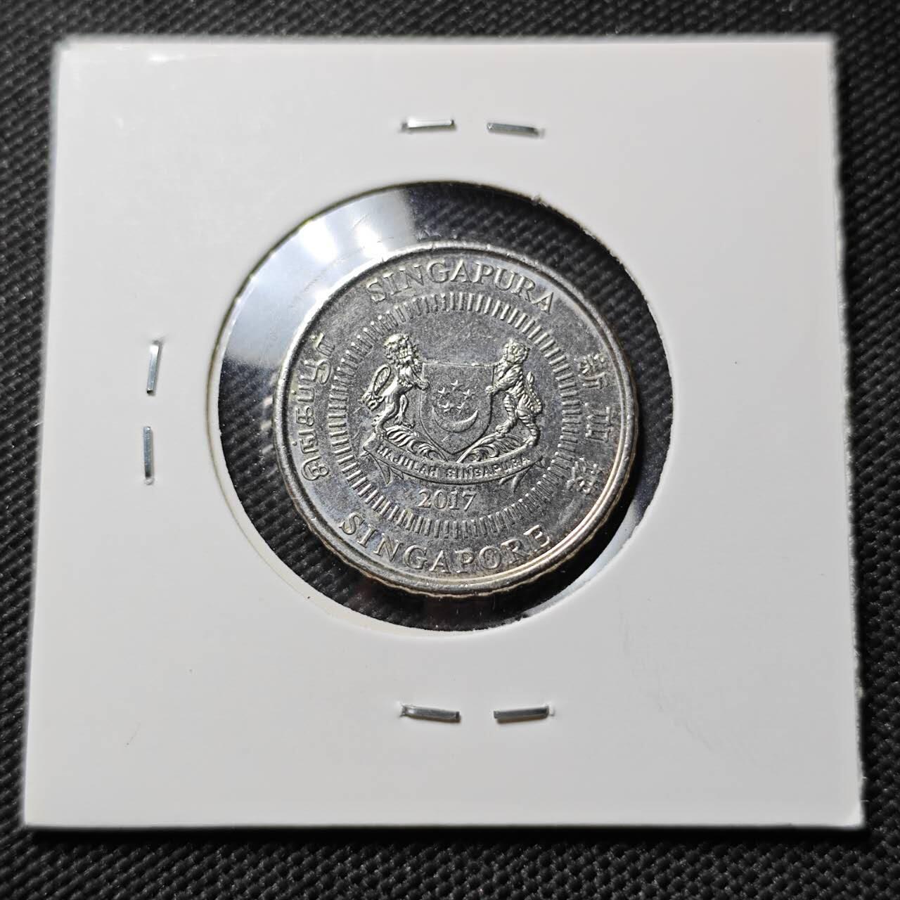 KK钱币收藏小铺  第385期  2月预留时间 周末发货  新加坡50分