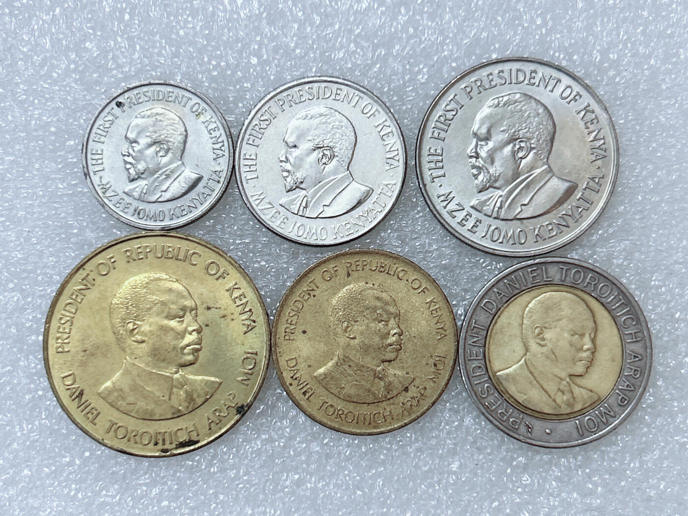 第一海外回流一元起拍收藏 散集专场  第286期 肯尼亚硬币 6枚