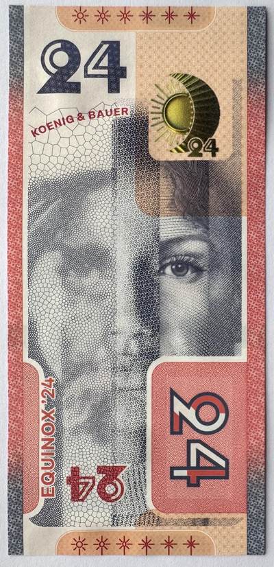 2026第1场（总第228期）：精品测试钞、外钞、塑料钞、连体钞综合场 - 版三/纸质 德国高宝Koenig&Bauer 2024年“一体化生态系统”纸质版测试钞UNC