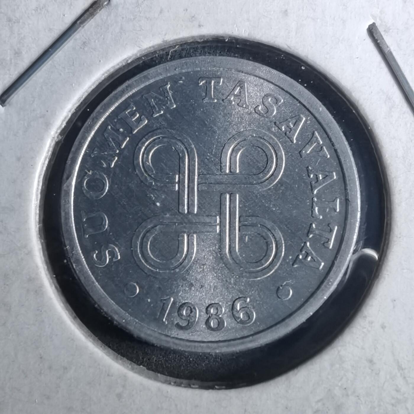 沼泽如烟--第952场 芬兰1986年5芬尼