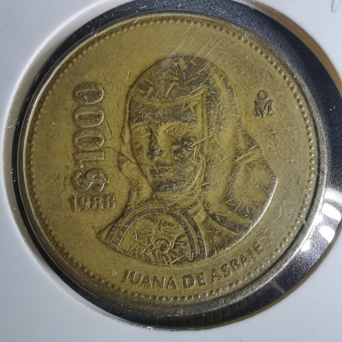 沼泽如烟--第952场 墨西哥1988年1000比索