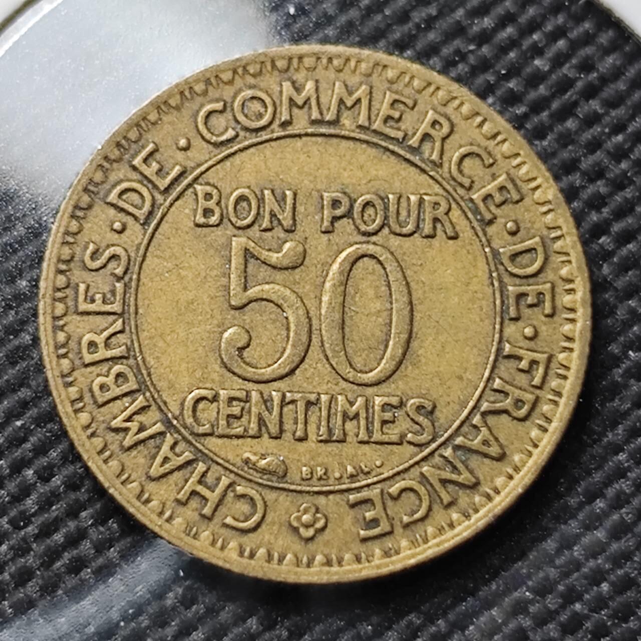 KK钱币收藏小铺  第385期  2月预留时间 周末发货  法国50分