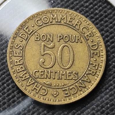 KK钱币收藏小铺  第385期  2月预留时间 周末发货 -  法国50分