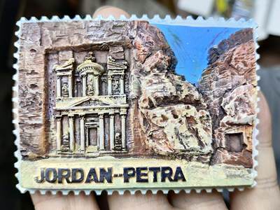 风光无限，精美冰箱贴A - 约旦-佩特拉古城