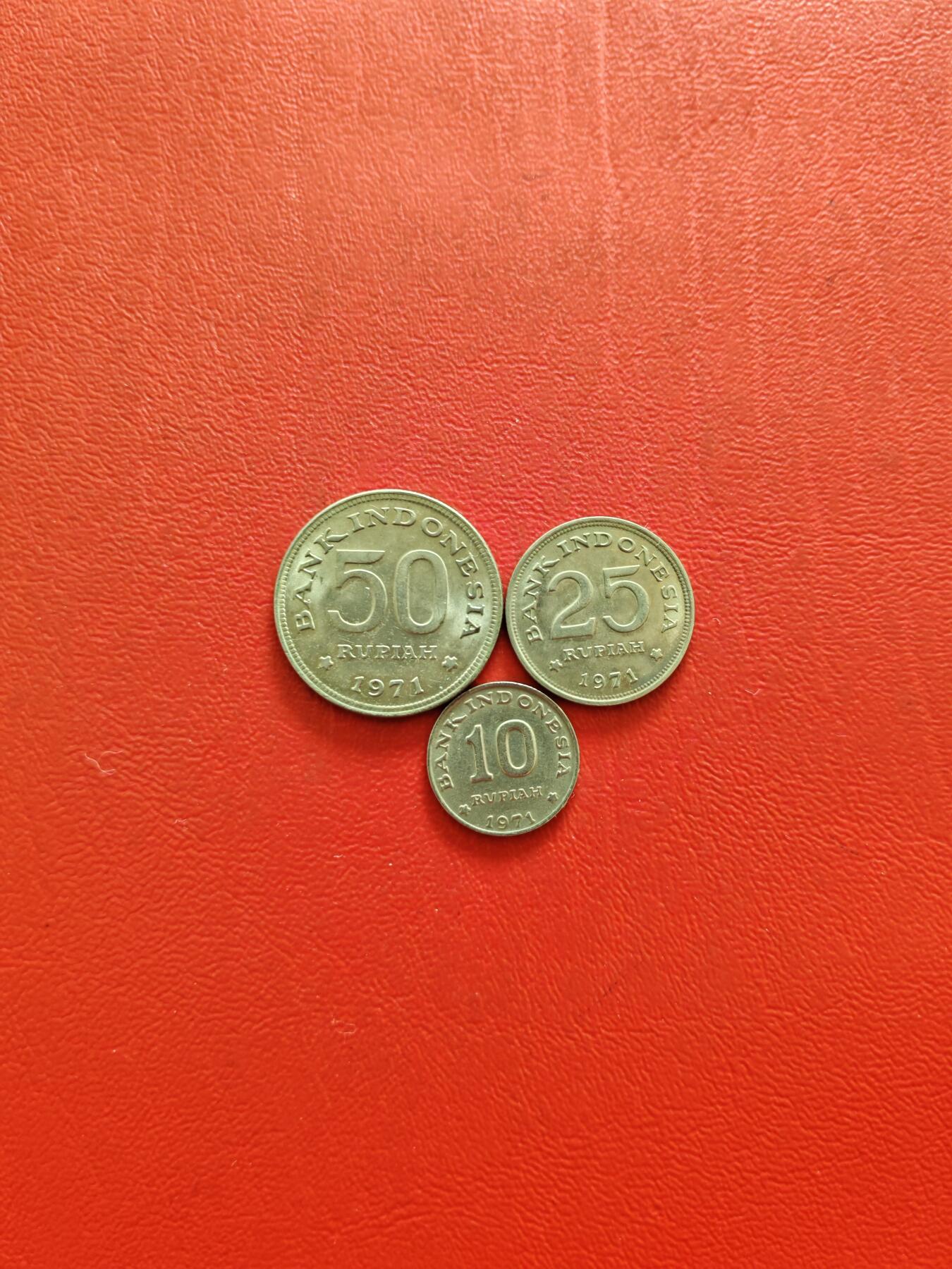 【云涧收藏】第八十五场，无预留最后收官场。 印尼1971年3枚套