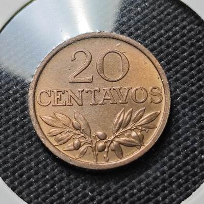 KK钱币收藏小铺  第385期  2月预留时间 周末发货 -  葡萄牙20分铜币