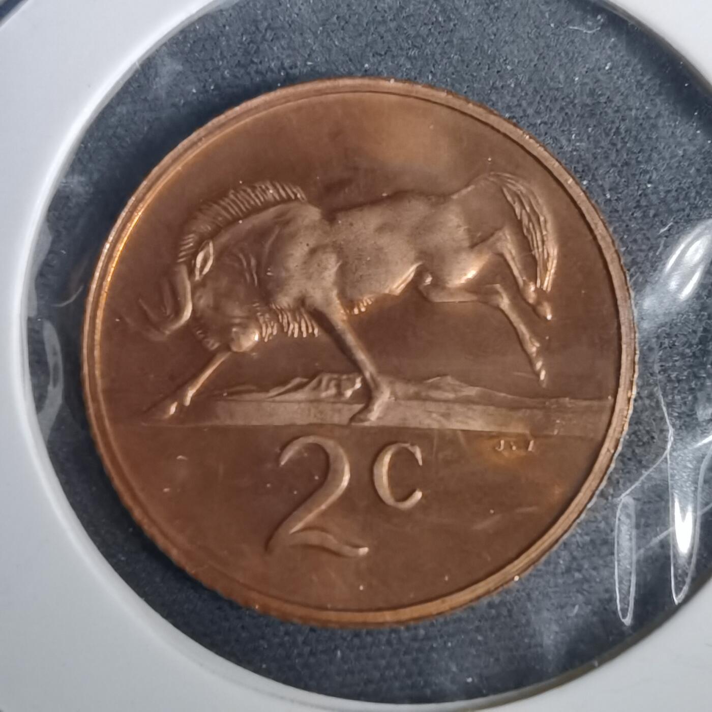 沼泽如烟--第953场 南非1971年2分精制币