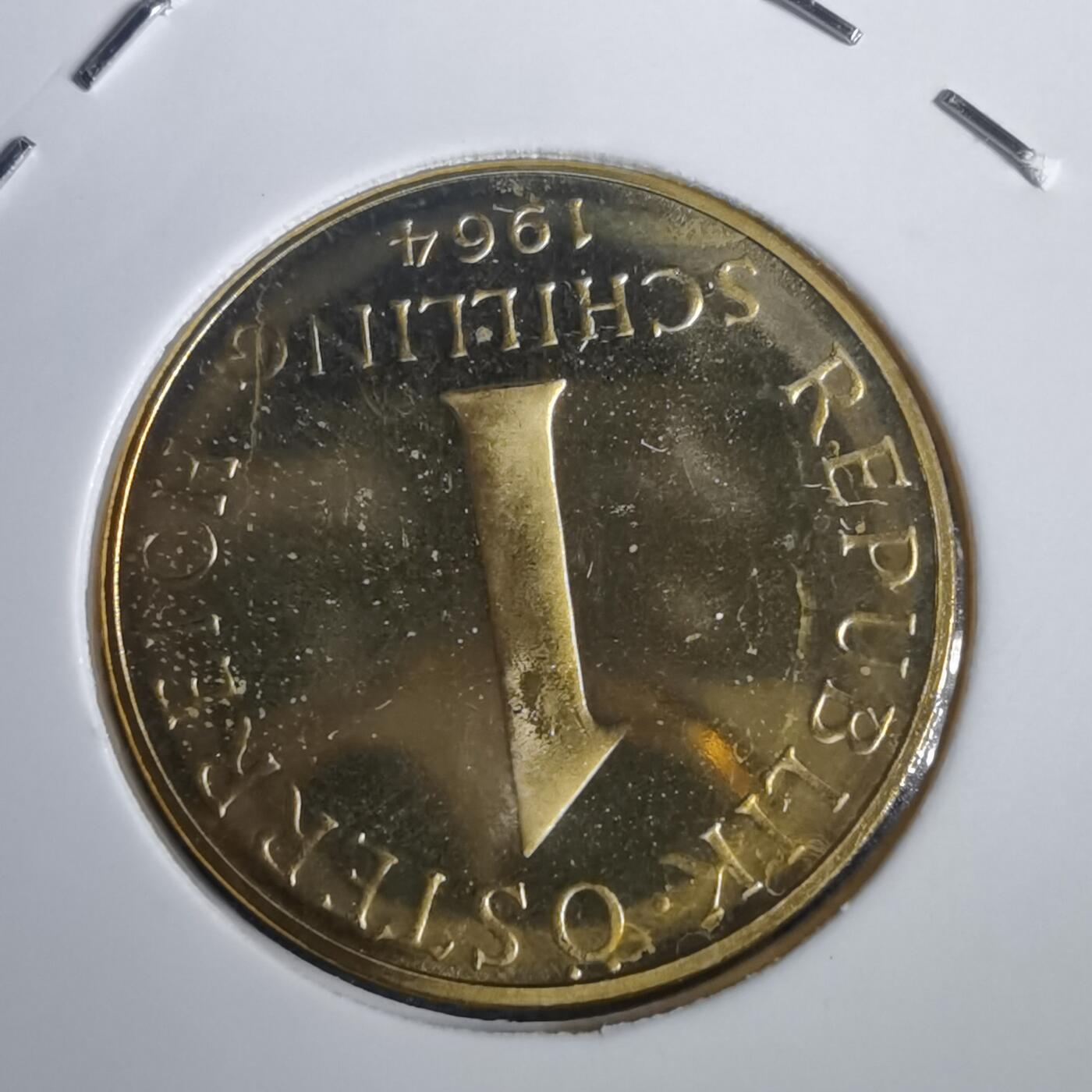 沼泽如烟--第953场 奥地利1964年1先令精制币