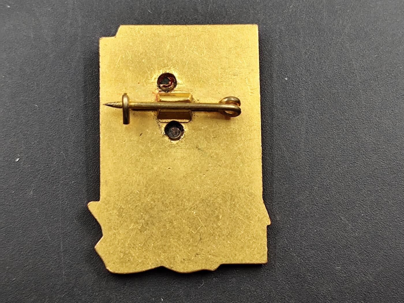 1月6日徽章钱币专场 苏联列宁百年证章铜制镀金部分珐琅