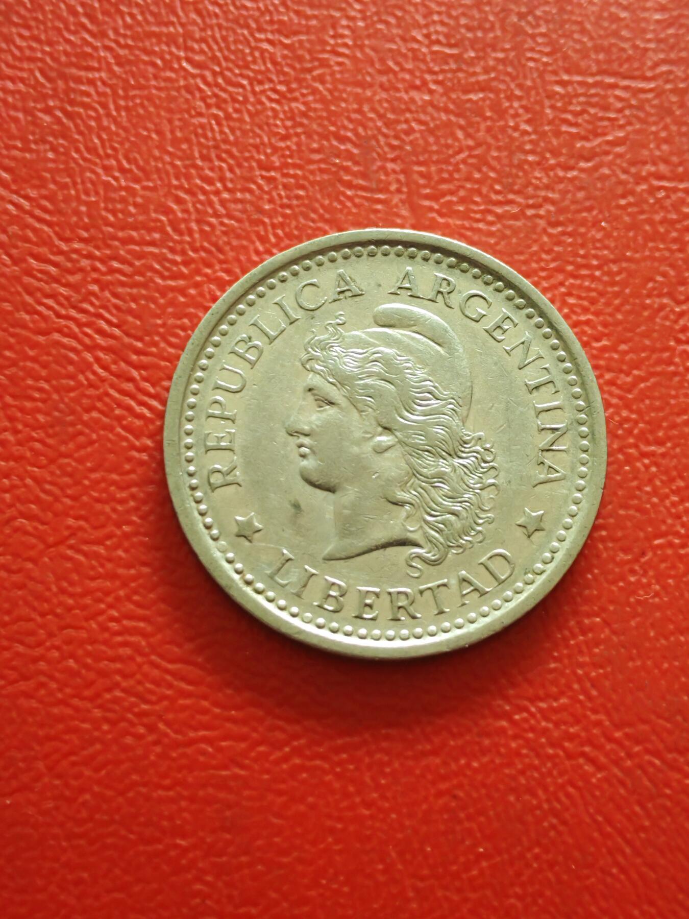 【云涧收藏】第八十五场，无预留最后收官场。 阿根廷1957年1比索