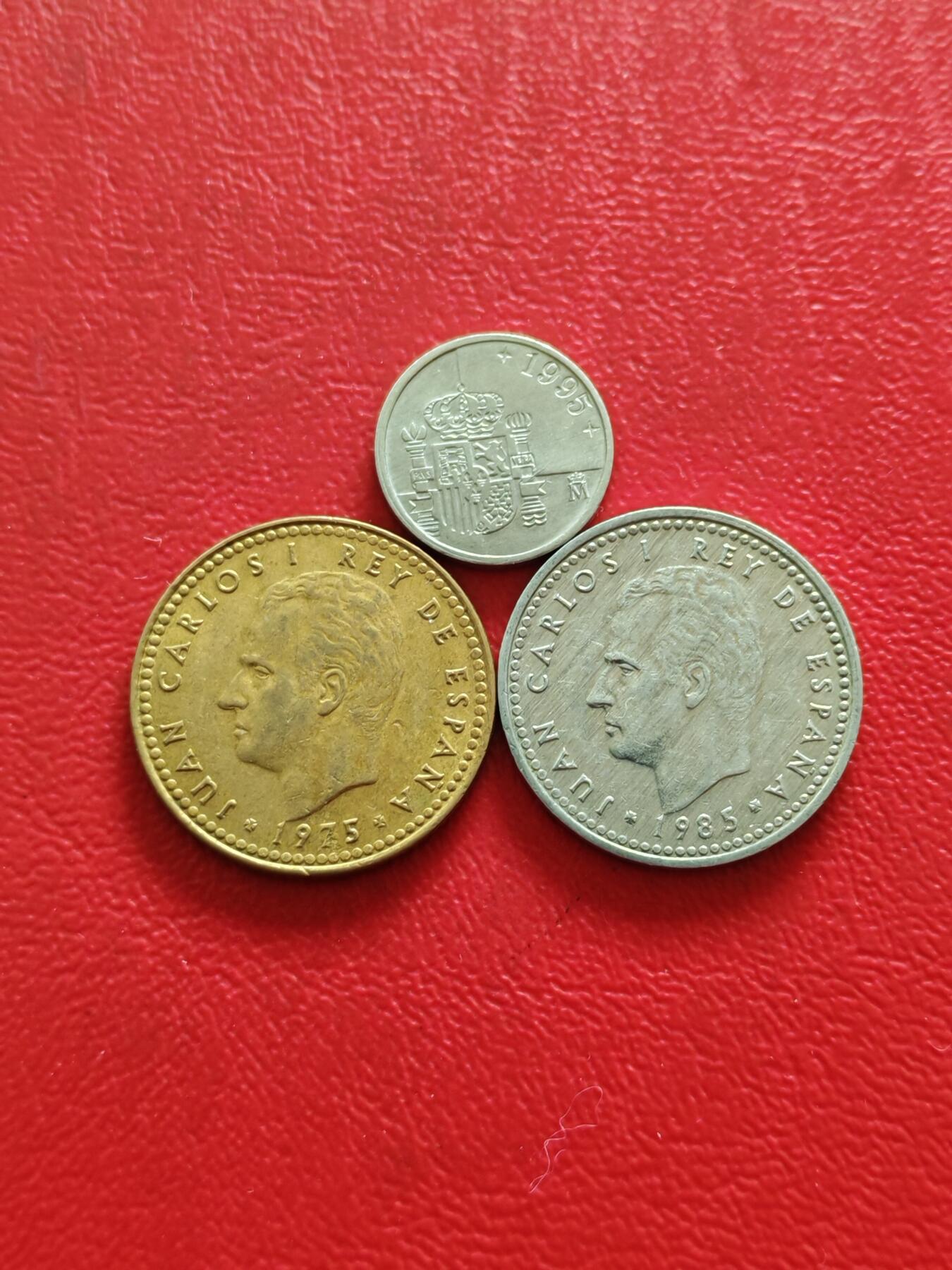 【云涧收藏】第八十五场，无预留最后收官场。 西班牙1比塞塔3枚