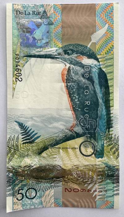 2026第1场（总第228期）：精品测试钞、外钞、塑料钞、连体钞综合场 - 德纳罗DLR “翠鸟”Optiks窗口测试钞UNC（有机压痕）