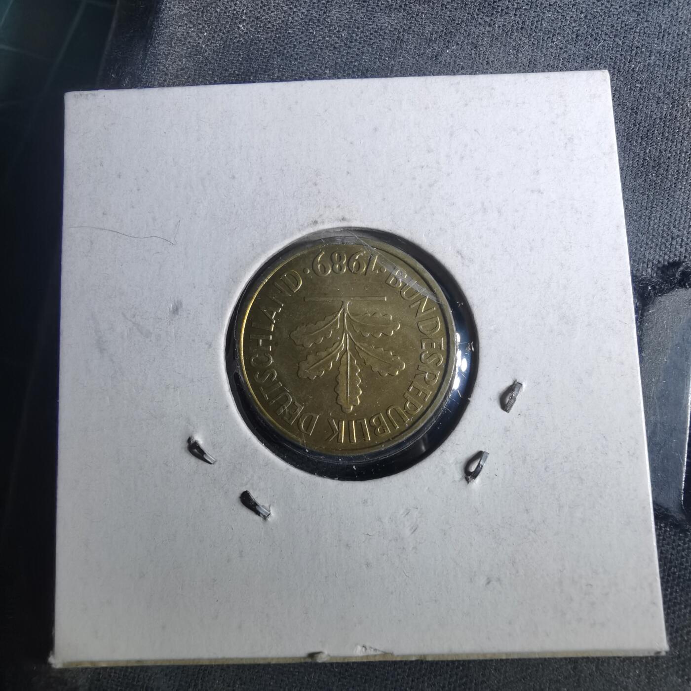 沼泽如烟--第952场 德国1989年份5芬尼