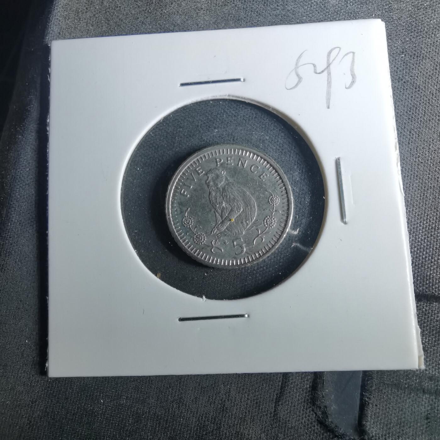 沼泽如烟--第952场 直布罗陀1992年五便士