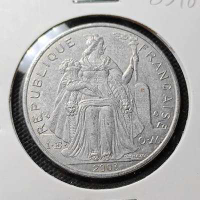 KK钱币收藏小铺  第385期  2月预留时间 周末发货 -  2003法属新喀里多尼亚5法郎