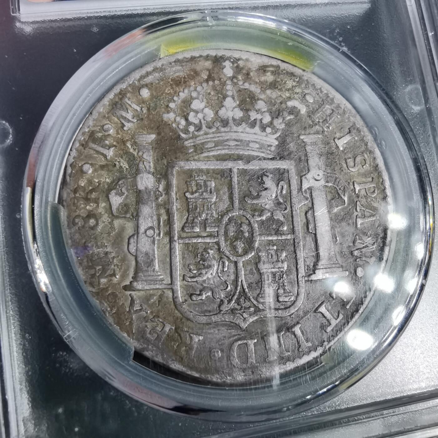 沼泽如烟--第953场 西班牙卡洛斯四世1800年8里亚尔银币