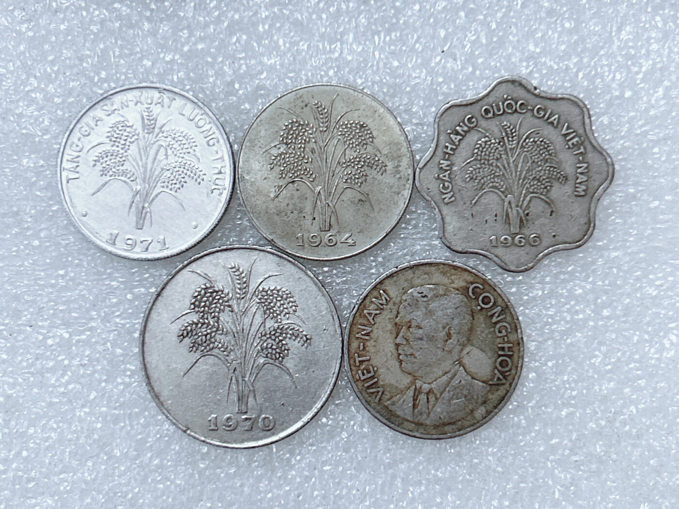 第一海外回流一元起拍收藏 散集专场  第286期 越南硬币 5枚