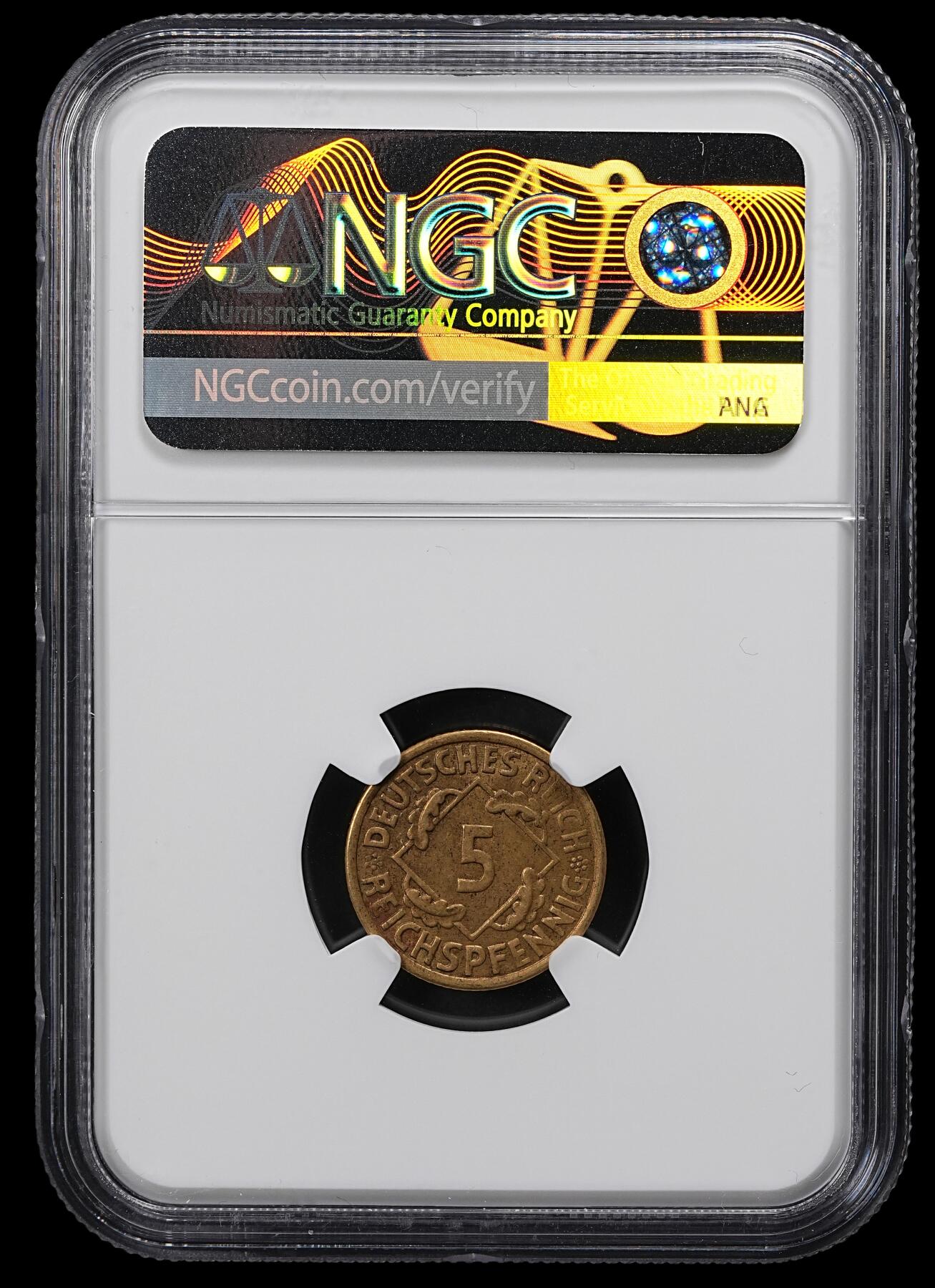 修遠堂世界钱币第一百期 NGC评级 德国近代硬币6枚