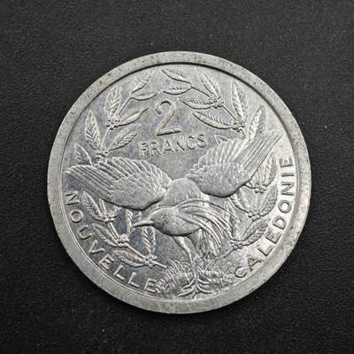 【淘币小摊】限时拍第八百四十拍  散币银币场  满百包邮可预留两周  周一统一发货  - 喀里多尼亚1983年2法郎铝币
