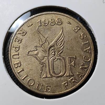 KK钱币收藏小铺  第385期  2月预留时间 周末发货 -  法国10法郎纪念币