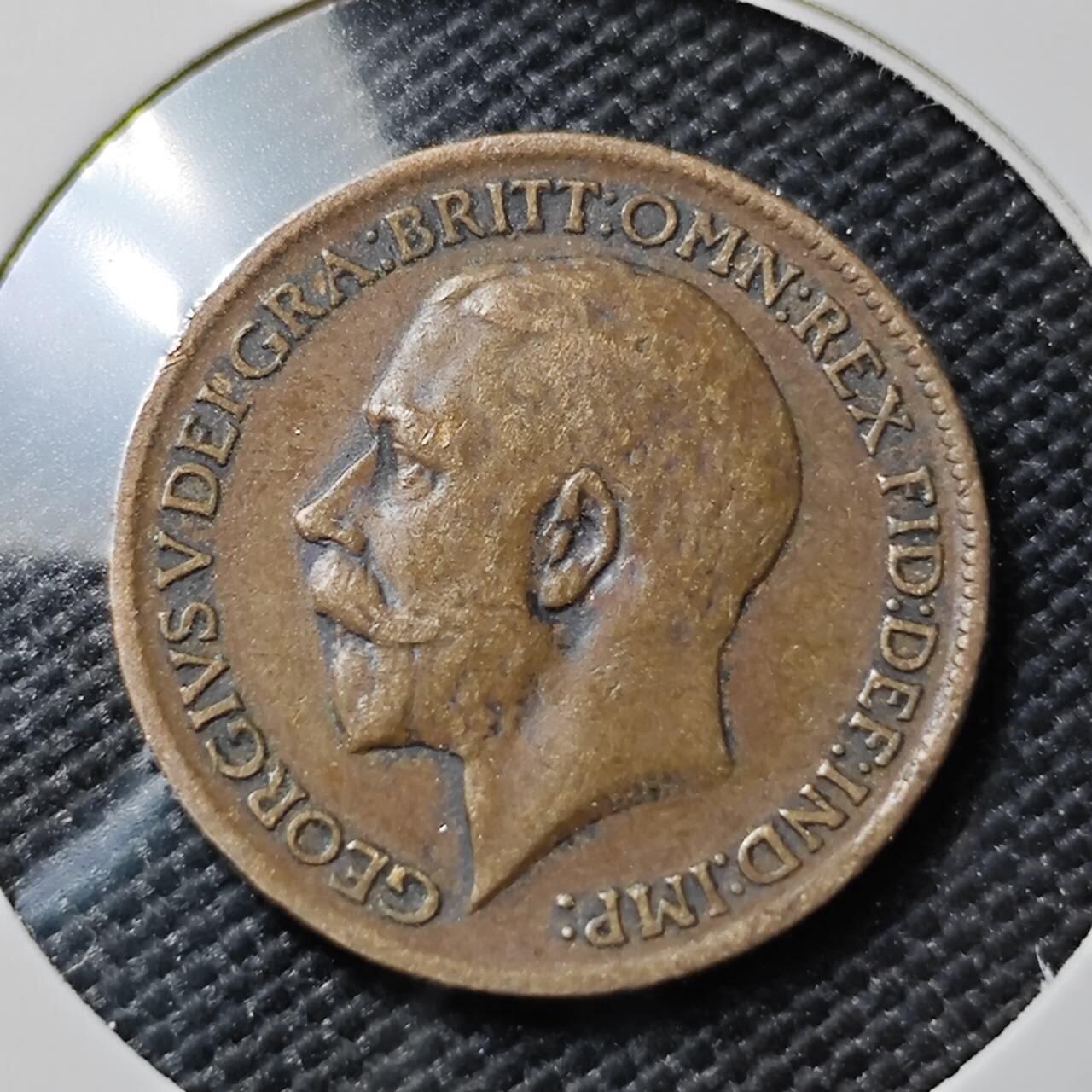 KK钱币收藏小铺  第385期  2月预留时间 周末发货  英国1法新铜币