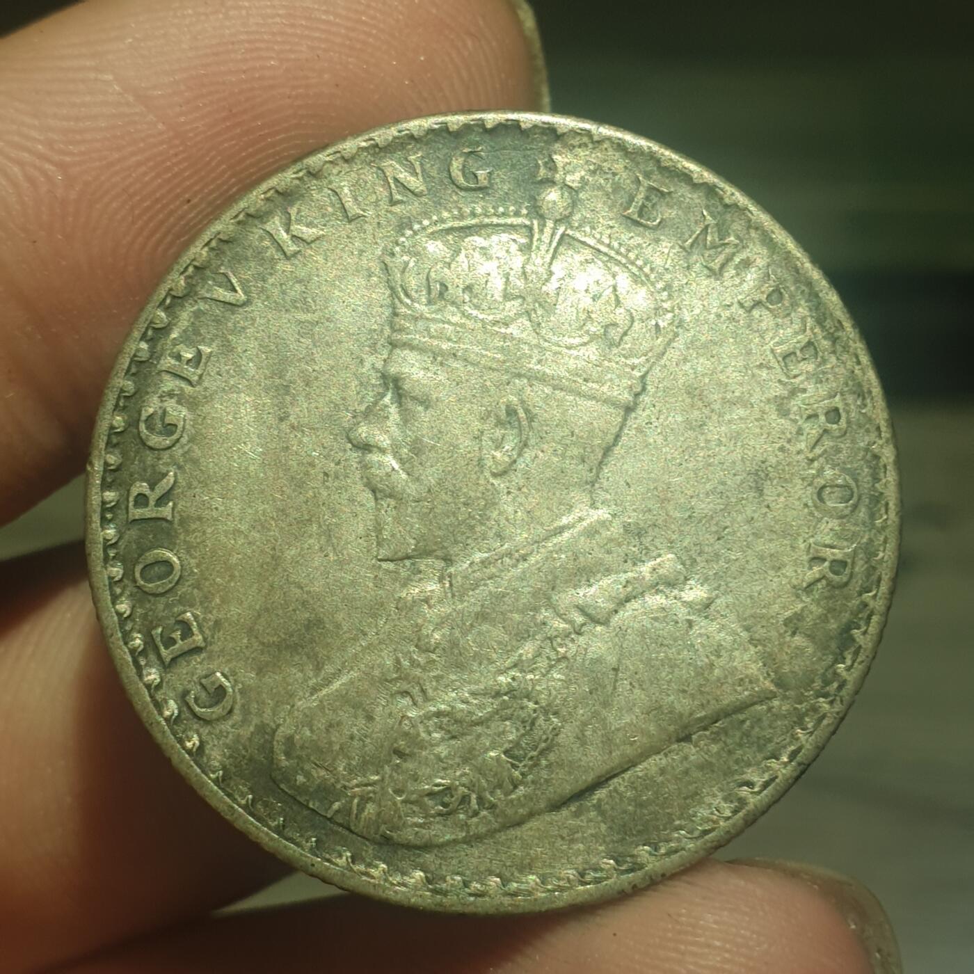 时间错勿拍勿拍 印度1912年1卢比