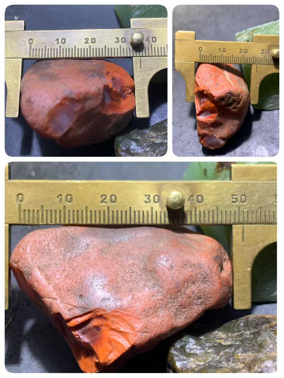 精美红皮冻红开窗料南红玛瑙原石一颗