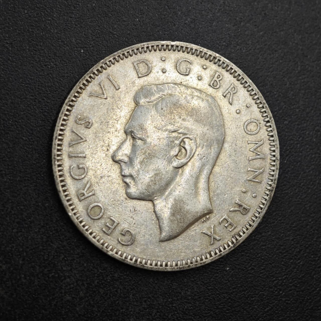 【淘币小摊】限时拍第八百四十拍  散币银币场  满百包邮可预留两周  周一统一发货  英国1940年乔治六世一先令银币参考银价48