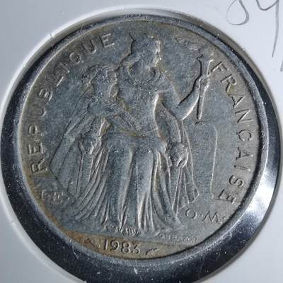 沼泽如烟--第952场 - 法属波利尼西亚1983年5法郎