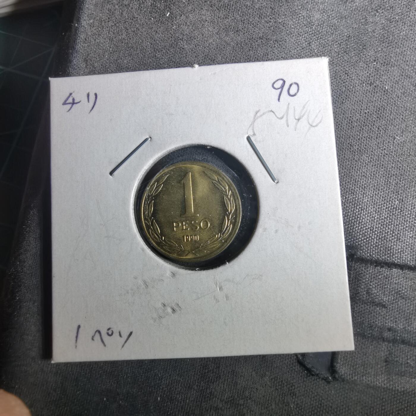 沼泽如烟--第952场 智利1990年1比索