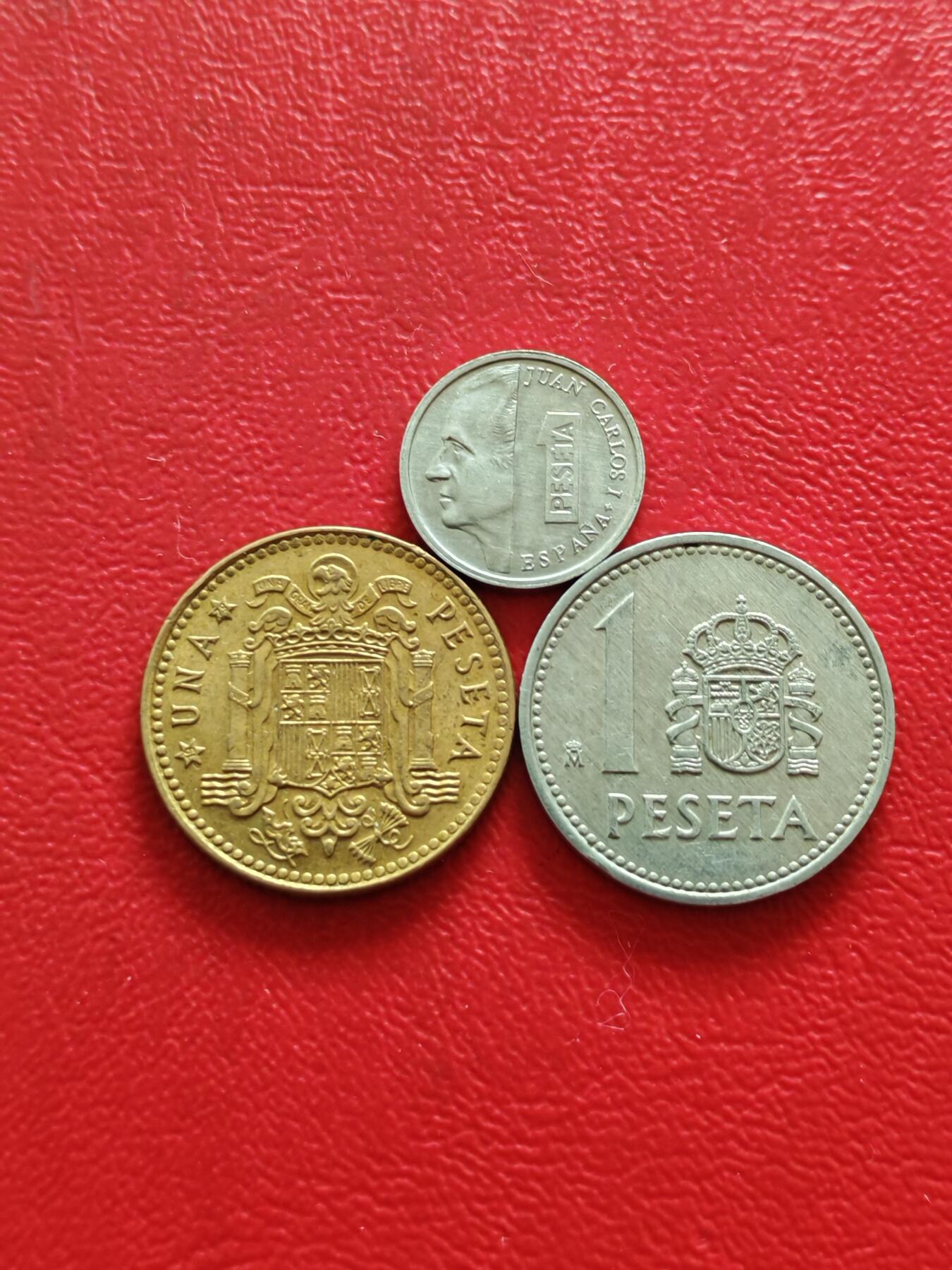 【云涧收藏】第八十五场，无预留最后收官场。 西班牙1比塞塔3枚