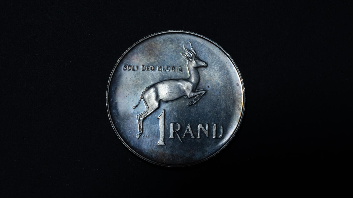 南非，精制银币，跳羚