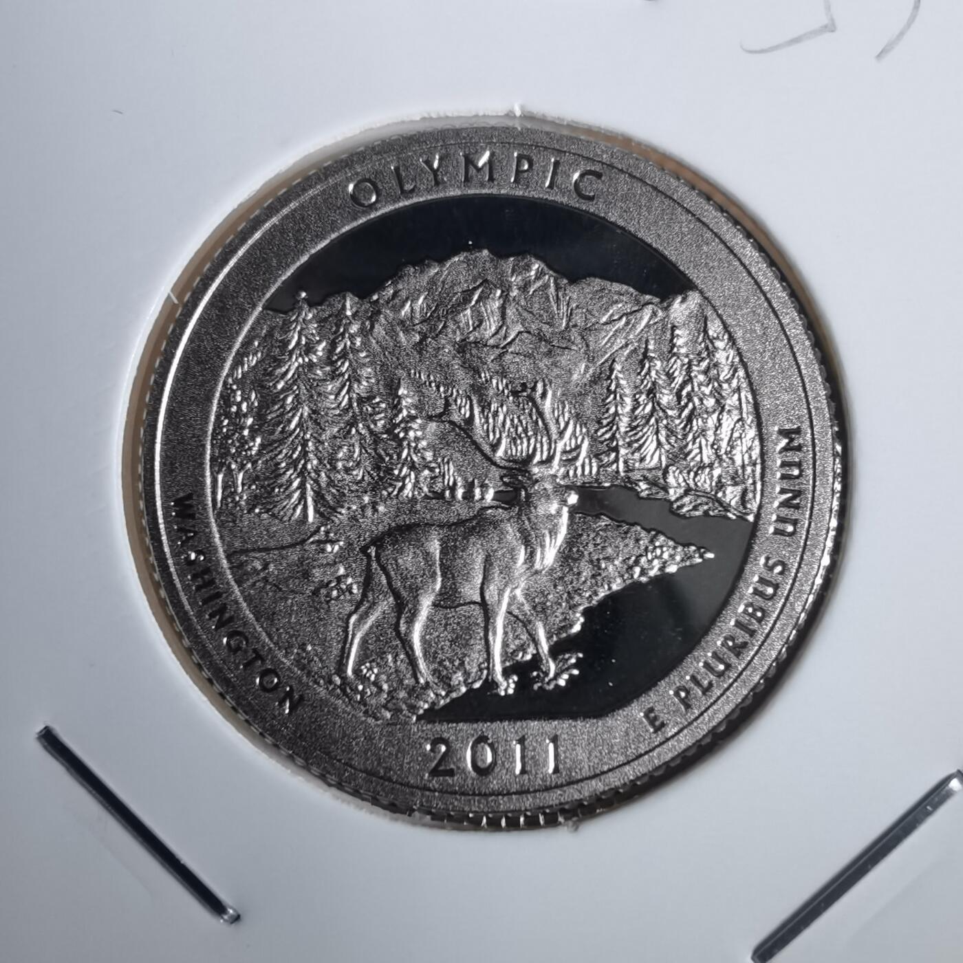 沼泽如烟--第953场 美国2011年25分纪念币精制币